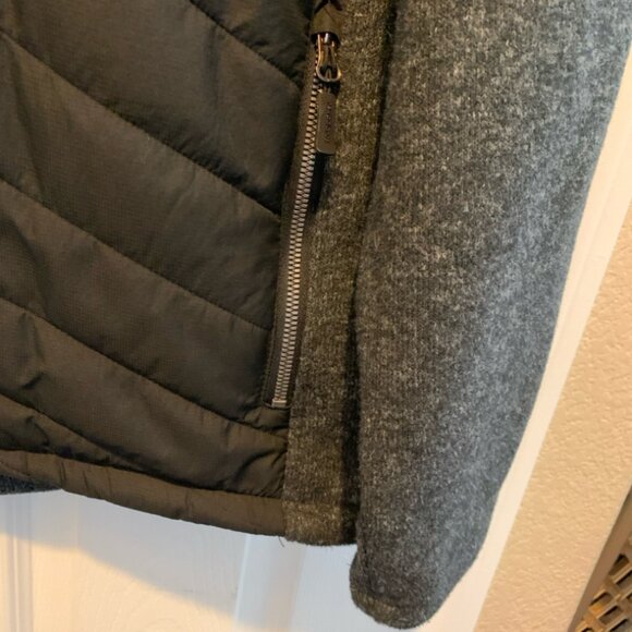 New Balance Black Gray Polar Fleece Zip up Jacket Men's Size XL - Picture 4 of 5